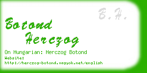 botond herczog business card